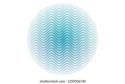 Light BLUE vector pattern with narrow lines. Modern geometrical abstract illustration with staves. Best design for your ad, poster, banner.