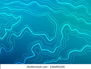 Light BLUE vector pattern with narrow lines. Shining colored illustration with narrow lines. The template can be used as a background.