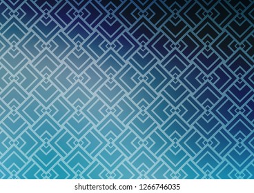 Light BLUE vector pattern with narrow lines. Blurred decorative design in simple style with lines. Smart design for your business advert.