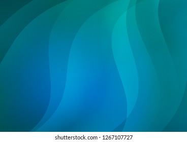 Light BLUE vector pattern with narrow lines. Decorative shining illustration with lines on abstract template. Smart design for your business advert.