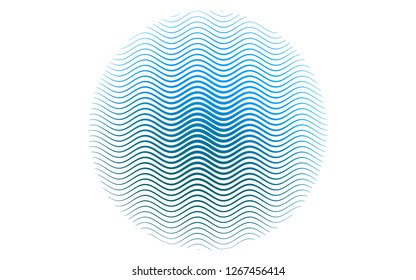 Light BLUE vector pattern with narrow lines. Shining illustration with lines on abstract template. Pattern for ads, posters, banners.