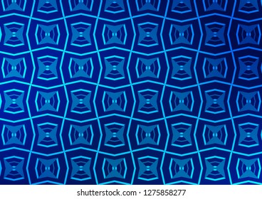 Light BLUE vector pattern with narrow lines. Modern geometrical abstract illustration with staves. Pattern for ads, posters, banners.