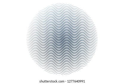 Light BLUE vector pattern with narrow lines. Lines on blurred abstract background with gradient. Pattern for websites, landing pages.