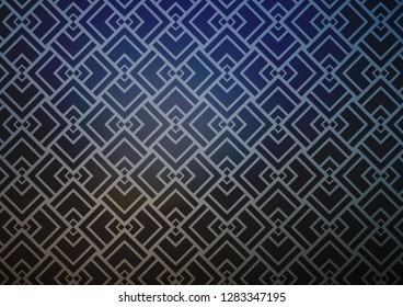Light BLUE vector pattern with narrow lines. Glitter abstract illustration with colored sticks. Best design for your ad, poster, banner.