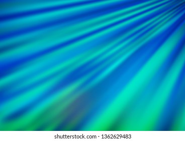 Light BLUE vector pattern with narrow lines. Blurred decorative design in simple style with lines. Best design for your ad, poster, banner.