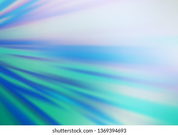 Light BLUE vector pattern with narrow lines. Lines on blurred abstract background with gradient. Pattern for ads, posters, banners.