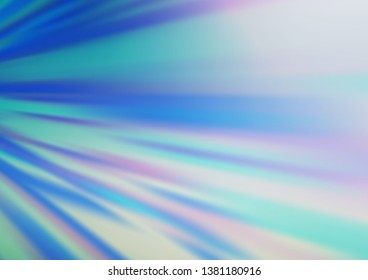 Light BLUE vector pattern with narrow lines. Lines on blurred abstract background with gradient. Smart design for your business advert.