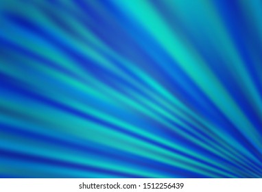 Light BLUE vector pattern with narrow lines. Blurred decorative design in simple style with lines. Pattern for business booklets, leaflets.