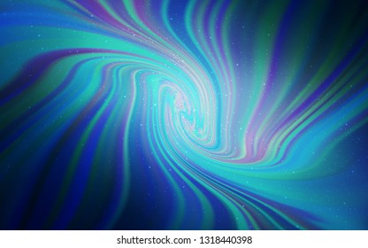 Light BLUE vector pattern with night sky stars. Shining illustration with sky stars on abstract template. Pattern for astrology websites.