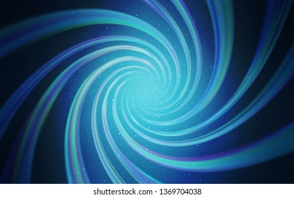 Light BLUE vector pattern with night sky stars. Space stars on blurred abstract background with gradient. Pattern for astronomy websites.