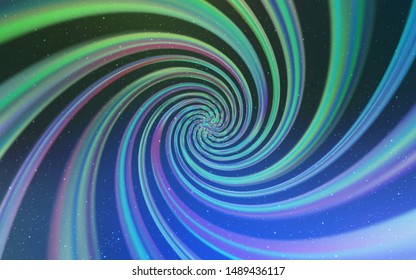 Light BLUE vector pattern with night sky stars. Modern abstract illustration with Big Dipper stars. Best design for your ad, poster, banner.