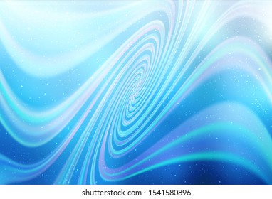 Light BLUE vector pattern with night sky stars. Modern abstract illustration with Big Dipper stars. Pattern for astronomy websites.