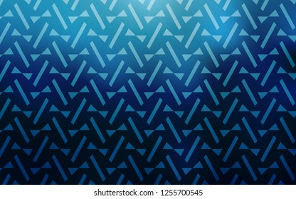 Light BLUE vector pattern with polygonal style. Beautiful illustration with triangles in nature style. Modern template for landing page.