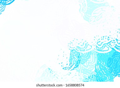 Light BLUE vector pattern with random forms. Illustration with colorful gradient shapes in abstract style. Best smart design for your business.