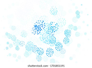 Light BLUE vector pattern with random forms. Modern abstract illustration with colorful random forms. Simple design for your web site.
