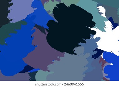 Light BLUE vector pattern with random forms. Modern abstract illustration with colorful random forms. Simple design for your web site.