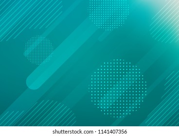 Light BLUE vector pattern with rounded lines, dots. Modern geometrical abstract illustration with sticks, dots. The pattern can be used for websites.