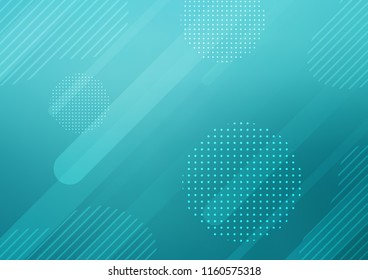 Light BLUE vector pattern with rounded lines, dots. Modern geometrical abstract illustration with sticks, dots. Smart design for your business advert.