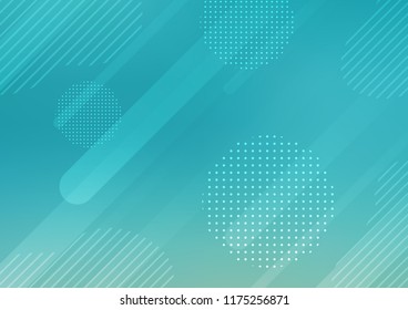 Light BLUE vector pattern with rounded lines, dots. Glitter abstract illustration with colored sticks, dots. The pattern can be used as ads, poster, banner for commercial.