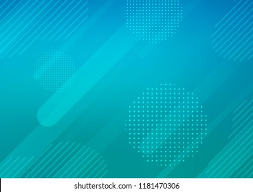 Light BLUE vector pattern with rounded lines, dots. Blurred decorative design in simple style with lines, circles. The pattern can be used for websites.