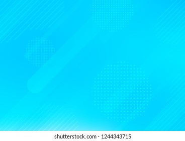 Light BLUE vector pattern with rounded lines, dots. Modern geometrical abstract illustration with sticks, dots. The pattern can be used for busines ad, booklets, leaflets