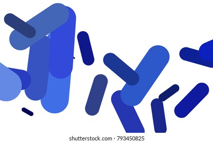 Light BLUE vector pattern with rounded lines. Blurred decorative design in simple style with lines. Smart design for your business advert. Light BLUE vector pattern with rounded lines. Blurred decorative design in simple style with lines. Smart design for your business advert.