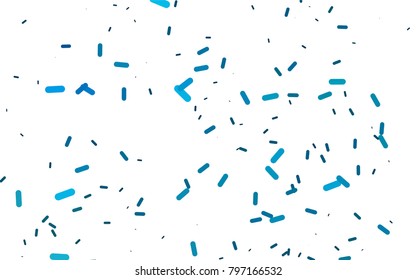 Light BLUE vector pattern with rounded lines. Decorative shining illustration with lines on abstract template. The pattern can be used as ads, poster, banner for medicine. Light BLUE vector pattern with rounded lines. Decorative shining illustration with lines on abstract template. The pattern can be used as ads, poster, banner for medicine.