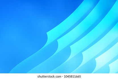 Light BLUE vector pattern with sharp lines. Shining colored illustration with sharp stripes. Best design for your ad, poster, banner.