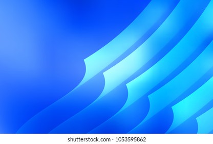 Light BLUE vector pattern with sharp lines. Shining colored illustration with sharp stripes. Template for your beautiful backgrounds.