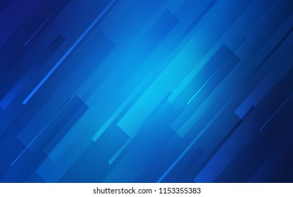 Light BLUE vector pattern with sharp lines. Glitter abstract illustration with colored sticks. Pattern for ads, posters, banners.