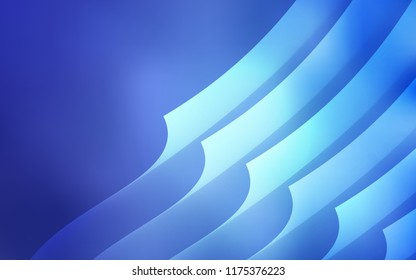 Light BLUE vector pattern with sharp lines. Glitter abstract illustration with colored sticks. Smart design for your business advert.