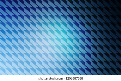 Light BLUE vector pattern with sharp lines. Glitter abstract illustration with colorful sticks. Pattern for your busines websites.