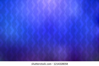 Light BLUE vector pattern with sharp lines. Colorful shining illustration with lines on abstract template. Best design for your ad, poster, banner.