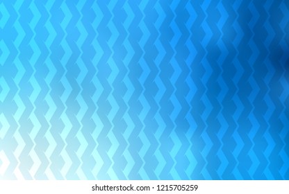 Light BLUE vector pattern with sharp lines. Shining colored illustration with sharp stripes. Best design for your ad, poster, banner.