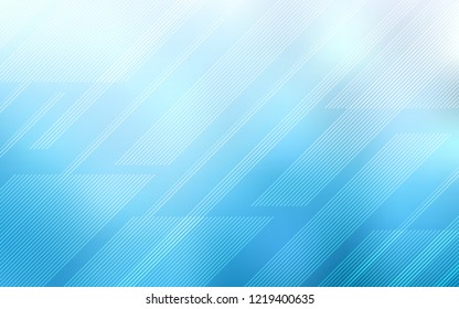 Light BLUE vector pattern with sharp lines. Modern geometrical abstract illustration with Lines. Pattern for your busines websites.