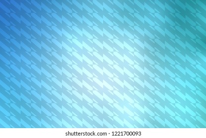 Light BLUE vector pattern with sharp lines. Modern geometrical abstract illustration with Lines. Pattern for ad, booklets, leaflets.