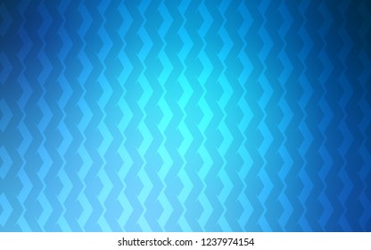 Light BLUE vector pattern with sharp lines. Shining colored illustration with sharp stripes. Smart design for your business advert.