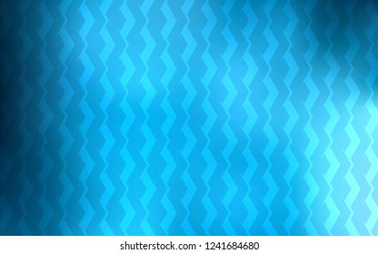 Light BLUE vector pattern with sharp lines. Shining colored illustration with sharp stripes. Pattern for ads, posters, banners.