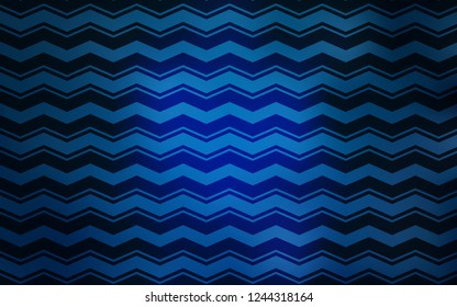 Light BLUE vector pattern with sharp lines. Colorful shining illustration with lines on abstract template. Template for your beautiful backgrounds.