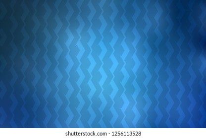 Light BLUE vector pattern with sharp lines. Glitter abstract illustration with colorful sticks. Smart design for your business advert.