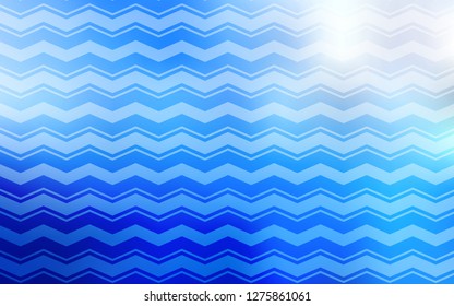 Light BLUE vector pattern with sharp lines. Colorful shining illustration with lines on abstract template. Pattern for your busines websites.
