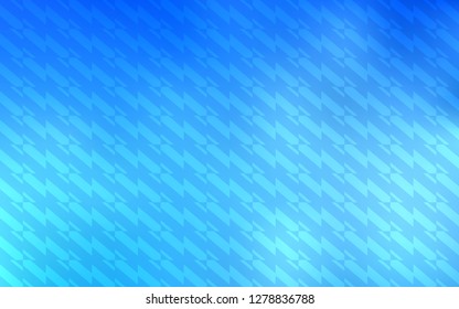 Light BLUE vector pattern with sharp lines. Glitter abstract illustration with colorful sticks. Smart design for your business advert.