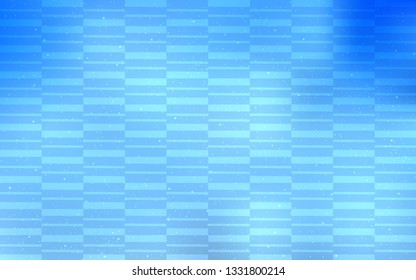 Light BLUE vector pattern with sharp lines. Colorful shining illustration with lines on abstract template. Template for your beautiful backgrounds.