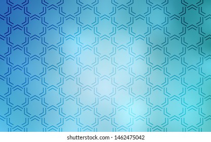 Light BLUE vector pattern with sharp lines. Lines on blurred abstract background with gradient. The pattern for ad, booklets, leaflets.