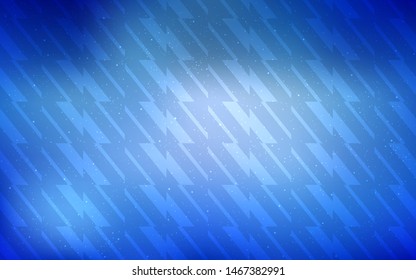 Light BLUE vector pattern with sharp lines. Lines on blurred abstract background with gradient. Pattern for ad, booklets, leaflets.