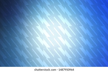 Light BLUE vector pattern with sharp lines. Blurred decorative design in simple style with lines. Pattern for ads, posters, banners.
