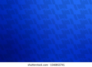 Light BLUE vector pattern with sharp lines. Blurred decorative design in simple style with lines. Best design for your ad, poster, banner.
