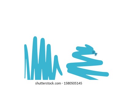 Light BLUE vector pattern with sharp lines. Glitter abstract illustration with colorful sticks. Best design for your ad, poster, banner.