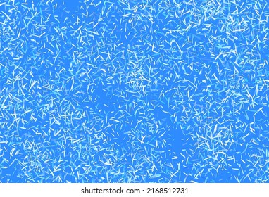 Light BLUE vector pattern with sharp lines. Glitter abstract illustration with colorful sticks. Pattern for ad, booklets, leaflets.