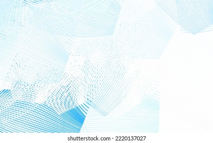 Light BLUE vector pattern with sharp lines. Blurred decorative design in simple style with lines. Pattern for your busines websites.